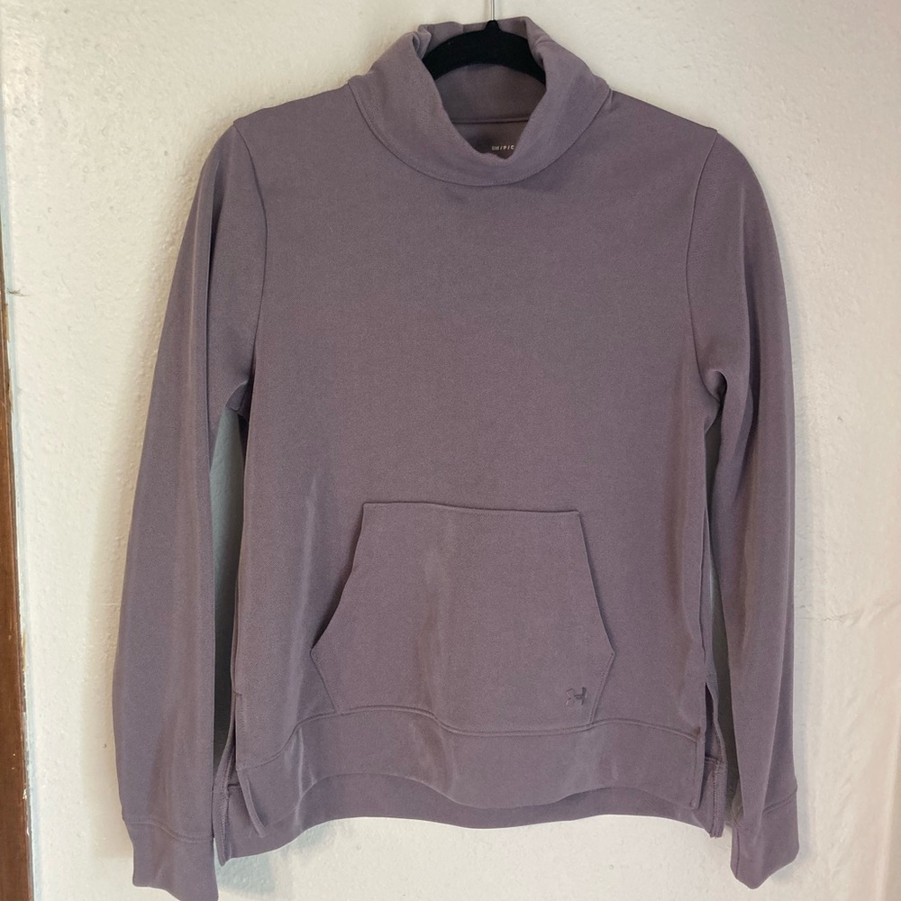 Under Armour Shiny Heathered Cowl Neck Top